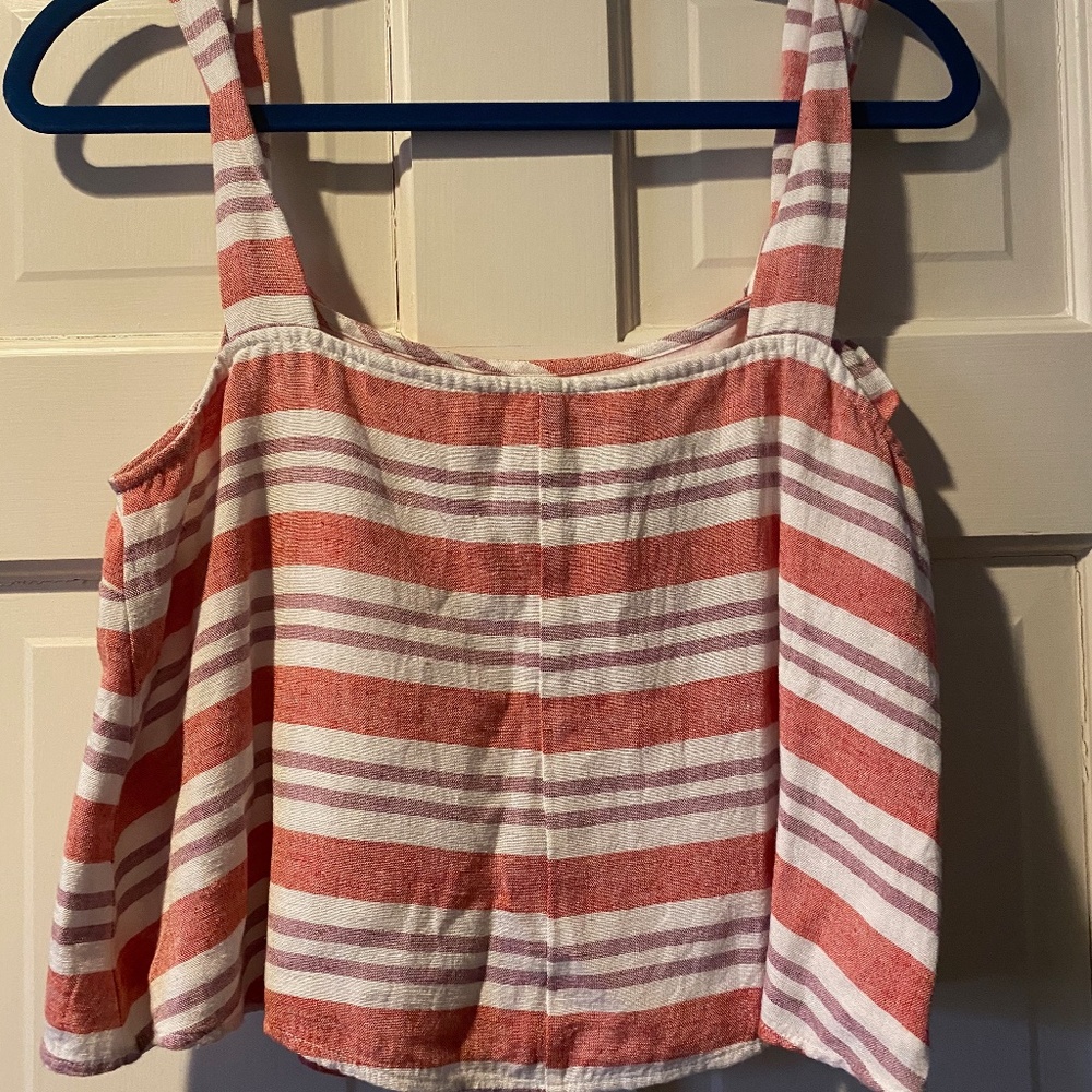 Lovers+Friends: Maybe Monday top in Berry Stripe - Picture 3 of 4